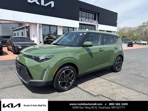Undercover Green 2023 Kia Soul EX