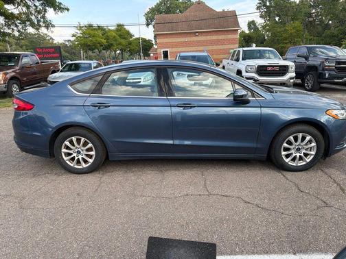Blue Metallic 2018 Ford Fusion S