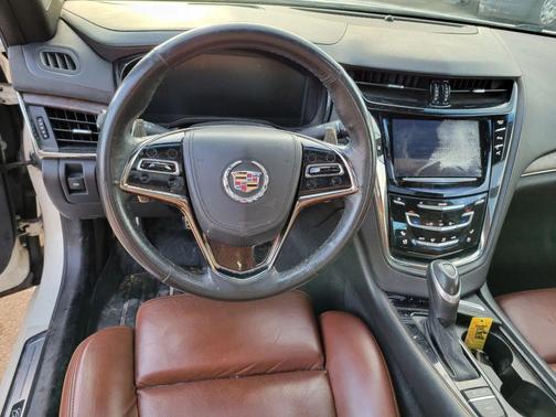 White Diamond Clearcoat 2014 Cadillac CTS 2.0L Turbo Premium