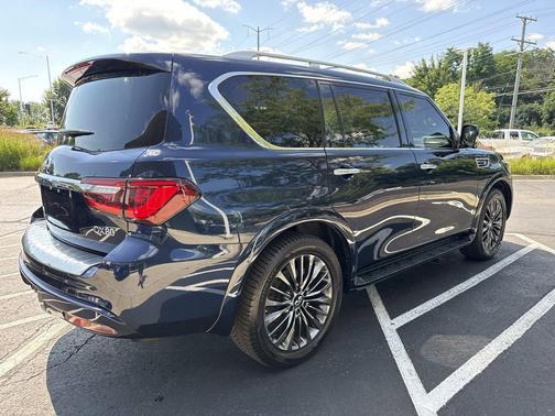 Hermosa Blue 2024 INFINITI QX80 PREMIUM SELECT AWD