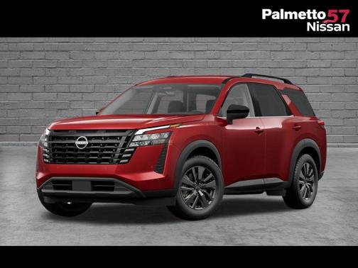 Scarlet Ember Tintcoat 2026 Nissan Pathfinder SV