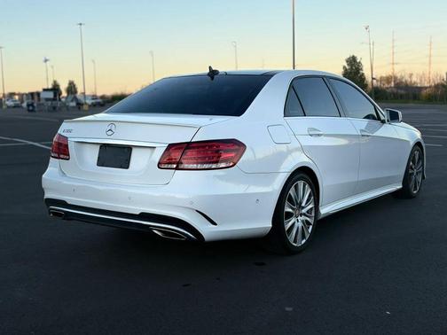 White 2016 Mercedes-Benz E-Class E 350 Sedan 4D