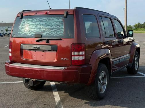 Red 2008 Jeep Liberty Sport