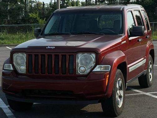 Red 2008 Jeep Liberty Sport