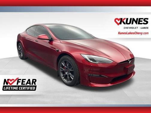 Red 2024 Tesla Model S Plaid