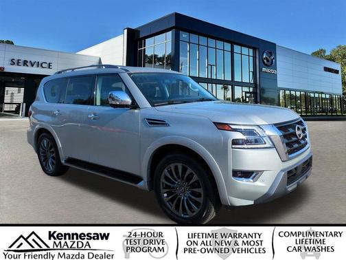 Brilliant Silver Metallic 2023 Nissan Armada Platinum