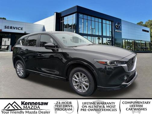 Jet Black Mica 2024 Mazda CX-5 Preferred