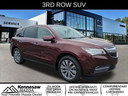 Dark Cherry Pearl 2016 Acura MDX 3.5L