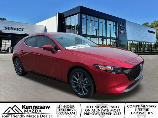 Soul Red Crystal Metallic 2026 Mazda Mazda3 FWD w/Preferred Package
