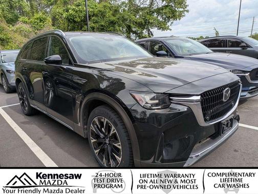 Jet Black Mica 2024 Mazda CX-90 PHEV Premium