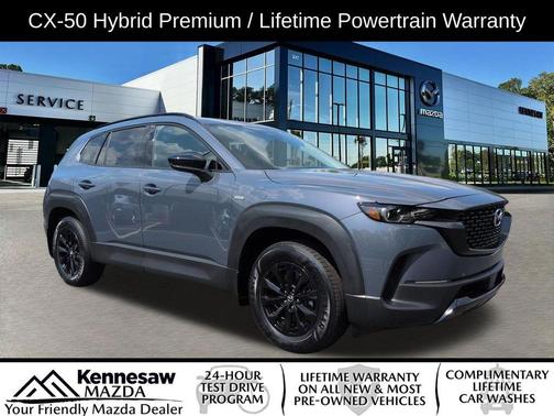 Gray Metallic 2025 Mazda CX-50 Hybrid Premium Package