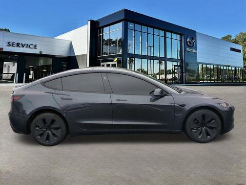 Stealth Gray 2025 Tesla Model 3 Long Range