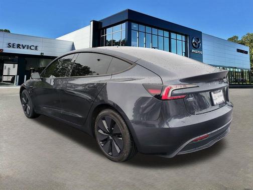 Stealth Gray 2025 Tesla Model 3 Long Range
