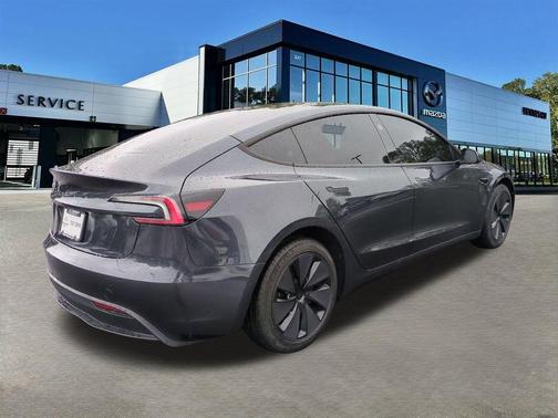 Stealth Gray 2025 Tesla Model 3 Long Range