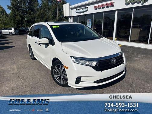 Platinum White Pearl 2021 Honda Odyssey Touring