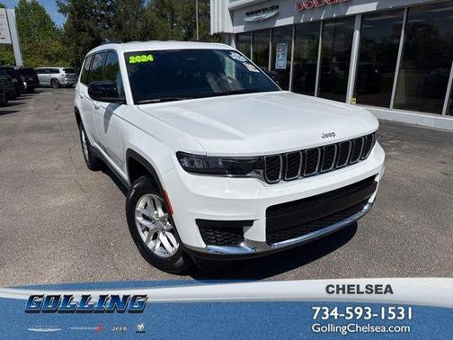 Bright White Clearcoat 2024 Jeep Grand Cherokee L Laredo