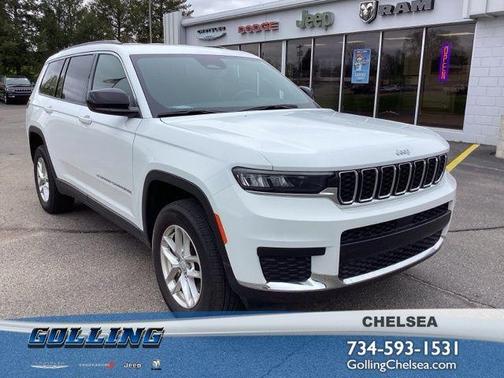 Bright White Clearcoat 2024 Jeep Grand Cherokee L Laredo
