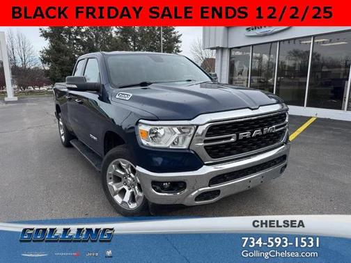 2022 RAM 1500 Big Horn Quad Cab 4x4 64' Box