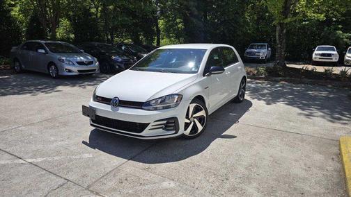Pure White 2021 Volkswagen Golf GTI 2.0T S