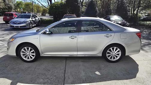 Silver 2012 Toyota Camry Hybrid XLE