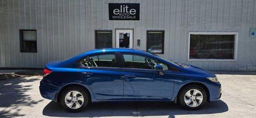 Blue 2013 Honda Civic LX