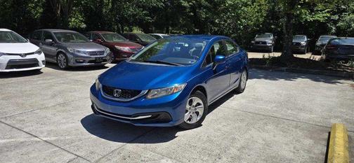 Blue 2013 Honda Civic LX