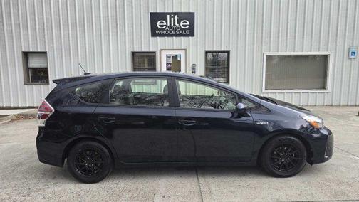 Blue 2017 Toyota Prius v Three