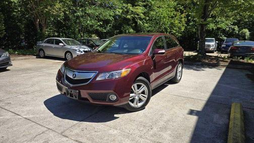 Red 2013 Acura RDX Technology