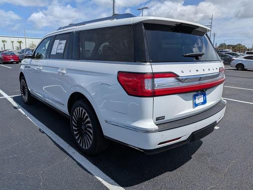 Pristine White 2021 Lincoln Navigator L Black Label