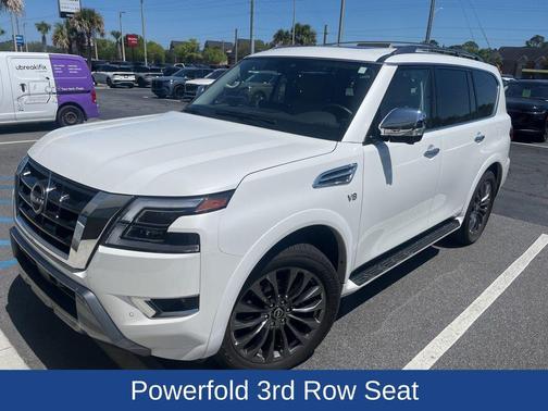 Aspen White Tricoat 2022 Nissan Armada Platinum 4WD