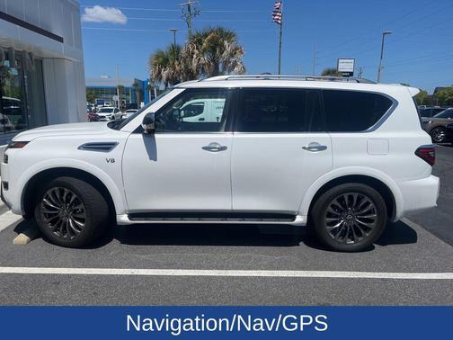 Aspen White Tricoat 2022 Nissan Armada Platinum 4WD