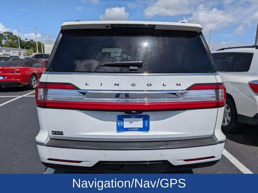 Pristine White 2021 Lincoln Navigator Black Label