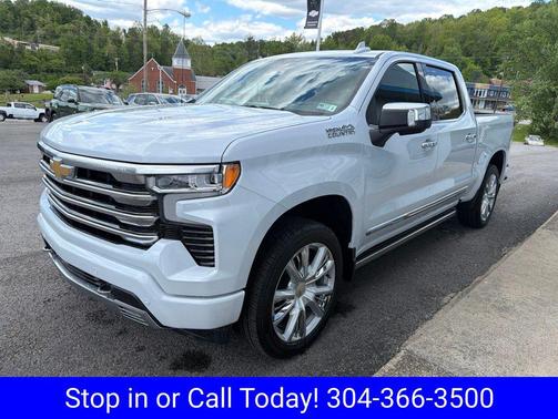 Polar White Tricoat 2026 Chevrolet Silverado 1500 High Country