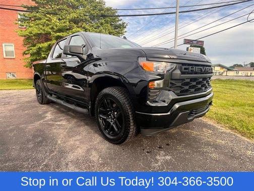 Black 2023 Chevrolet Silverado 1500 Custom