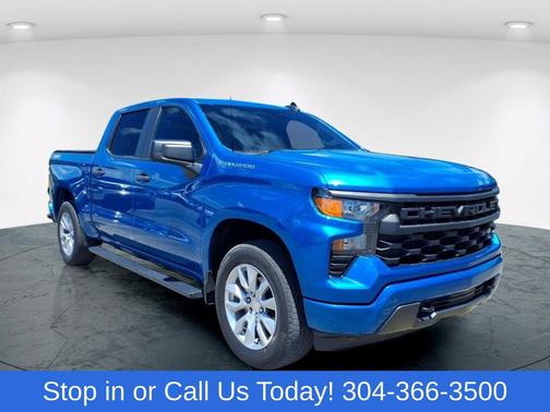 Glacier Blue Metallic 2023 Chevrolet Silverado 1500 Custom