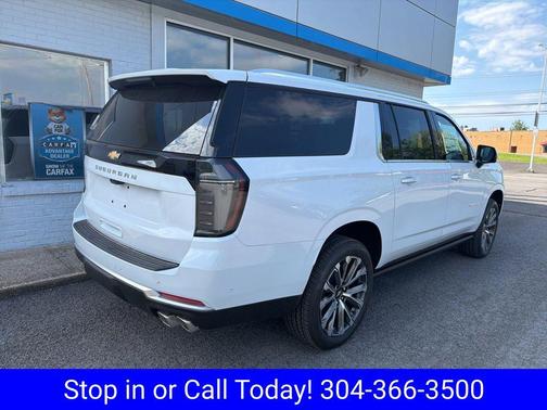 Polar White Tricoat 2026 Chevrolet Suburban High Country, 4WD