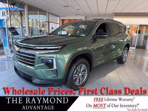 Trillium Green Metallic 2027 Chevrolet Traverse LT