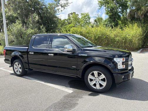 Shadow Black 2017 Ford F-150 Platinum