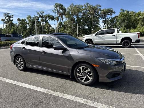 Modern Steel Metallic 2018 Honda Civic EX