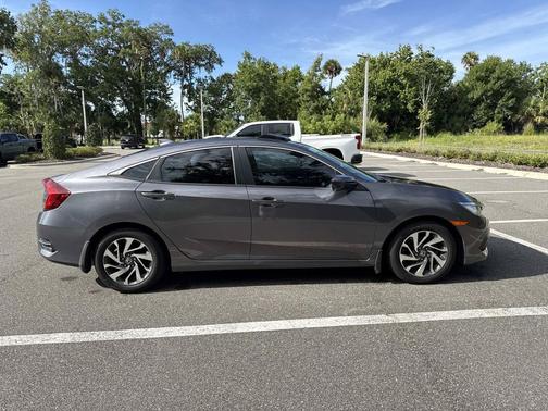 Modern Steel Metallic 2018 Honda Civic EX