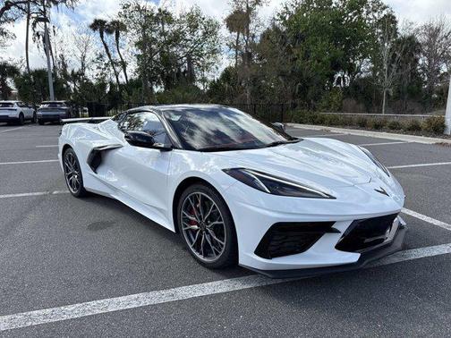 Arctic White 2026 Chevrolet Corvette Stingray w/3LT