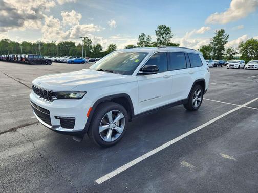 Bright White Clearcoat 2021 Jeep Grand Cherokee L Limited