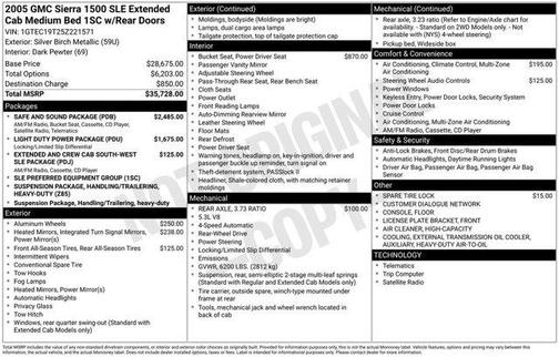 Silver Birch Metallic 2005 GMC Sierra 1500 SLE