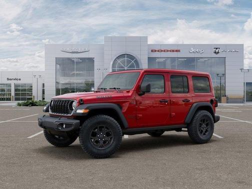 Firecracker Red Clearcoat 2026 Jeep Wrangler Sport