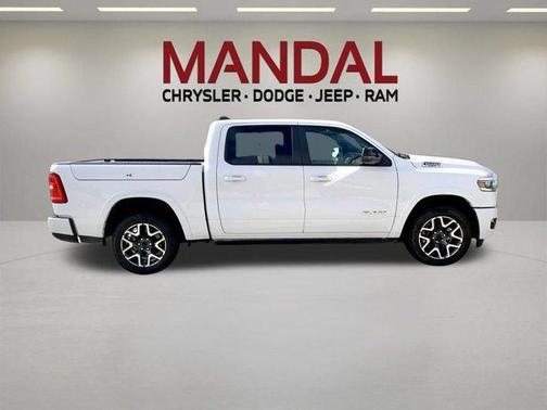 Bright White Clearcoat 2025 RAM 1500 Laramie