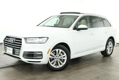 Glacier White Metallic 2019 Audi Q7 55 Premium Plus