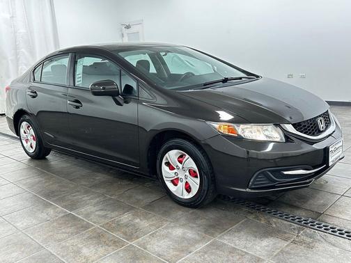 Gray 2014 Honda Civic LX