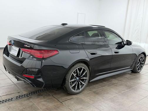 Black Sapphire Metallic 2025 BMW i4 Gran Coupe M50