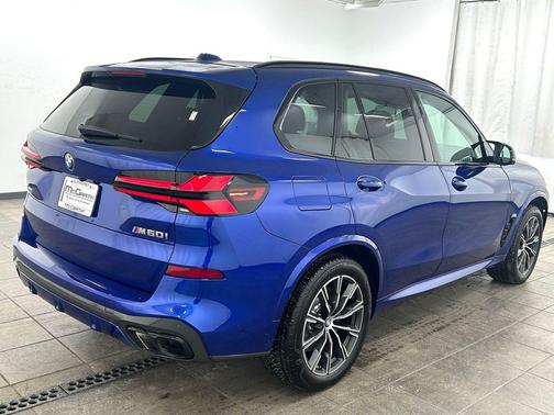 Marina Bay Blue Metallic 2025 BMW X5 M60i