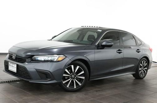 Gray 2024 Honda Civic EX